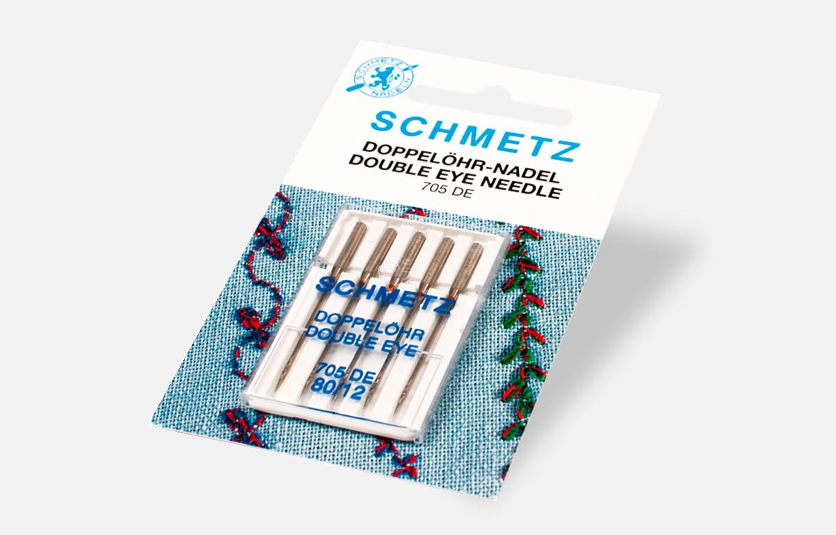 Schmetz Doppelöhr-Nadel